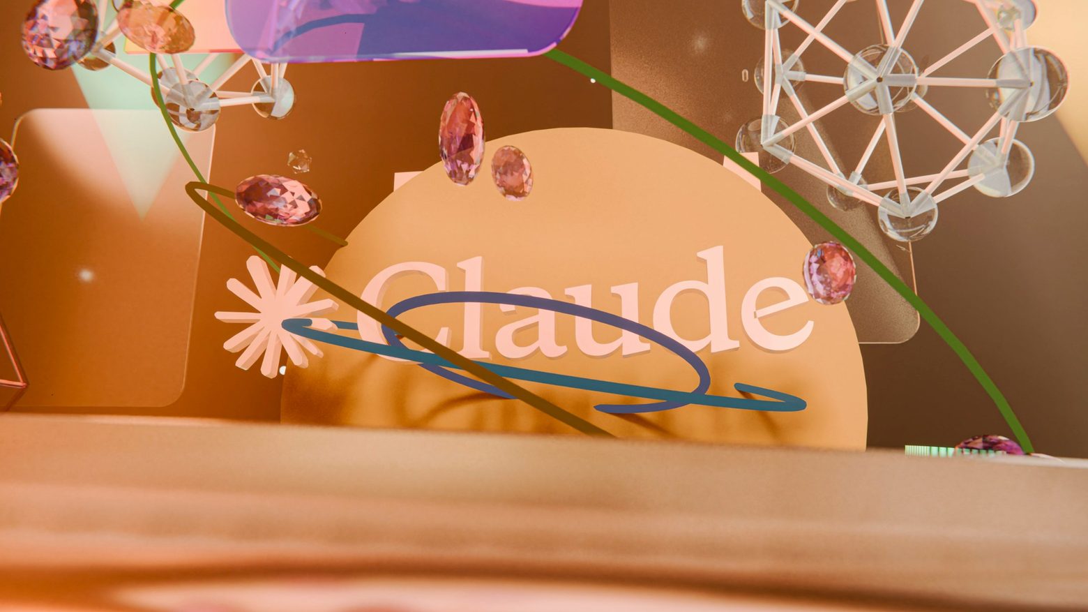Claude Logo silicon