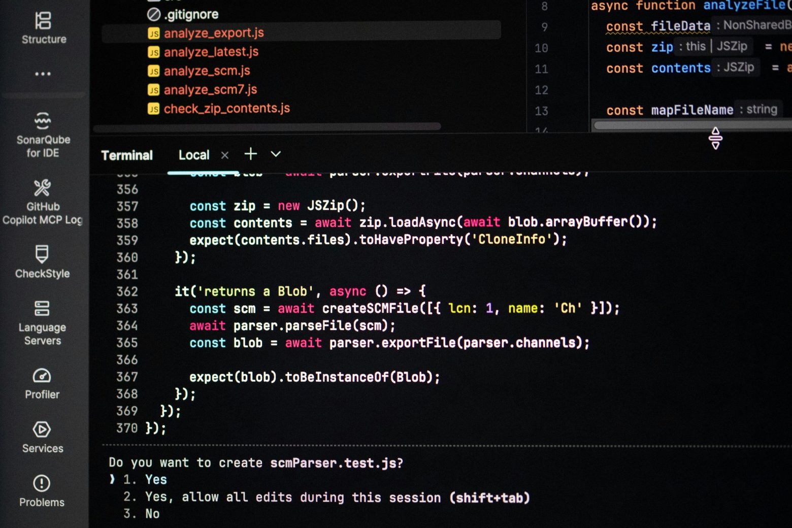 Code lines